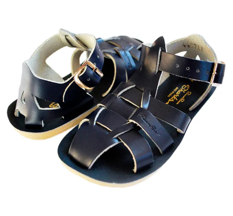 Salt-Water Sun-San | Kids Fisherman Sandals | Navy