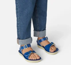 Salt-Water Sun-San | Kids Surfer Sandals | Cobalt Blue