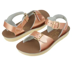 Salt-Water Sun-San | Kids Surfer Sandals | Rose Gold