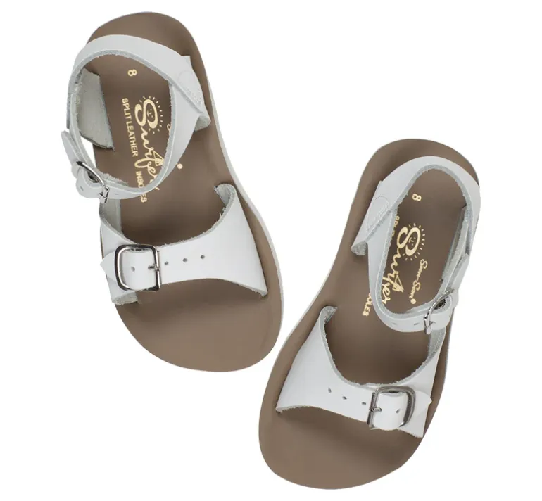Salt-Water Sun-San | Surfer Sandals | White