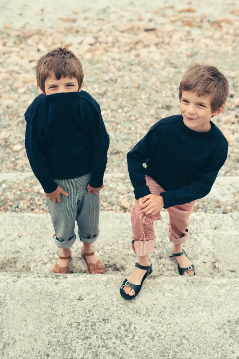 Salt-Water Sun-San | Surfer Sandals | Navy