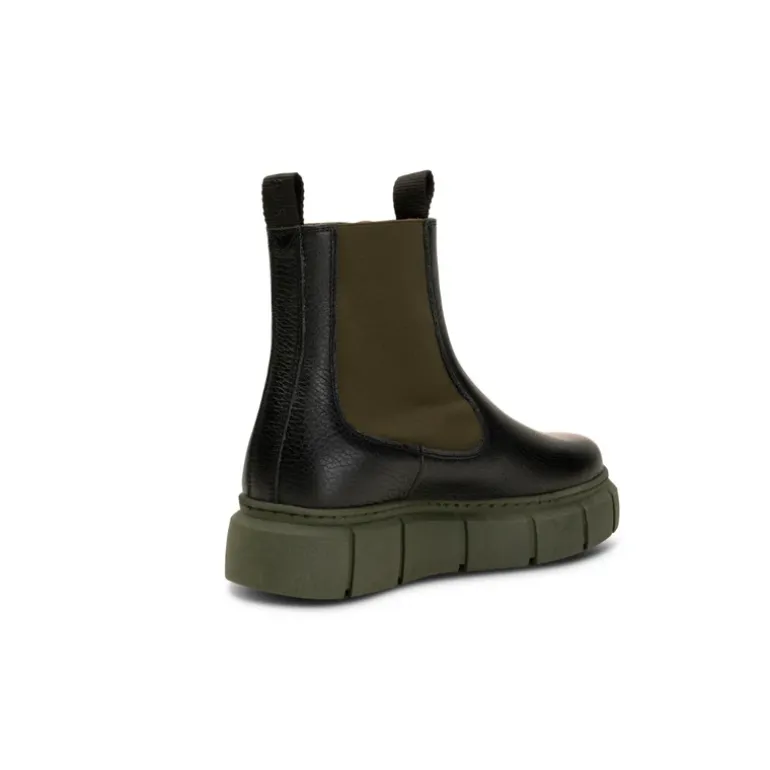 Shoe The Bear | Tove Chelsea Boot | Black & Khaki