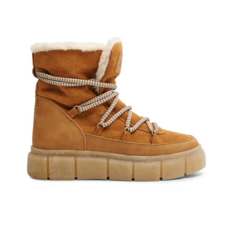 Shoe The Bear | Tove lace up snow boot | Tan