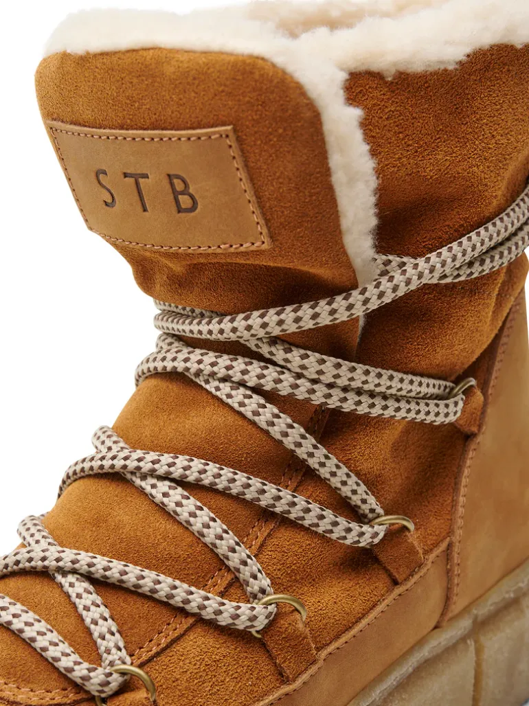 Shoe The Bear | Tove lace up snow boot | Tan