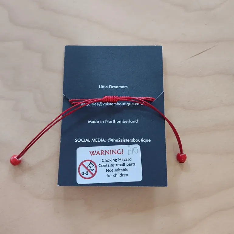2 Sisters Boutique | Kids Jewellery | Strawberry Bracelet
