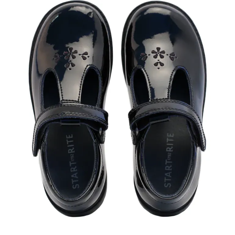 Start-Rite School Shoes | Liberty T Bar | Black Patent