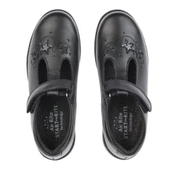 Start-Rite School Shoes | T-Bar Star Jump | Black Leather
