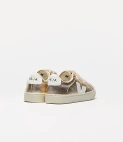 Veja Kids Trainers | Small Esplar Platine | Gold