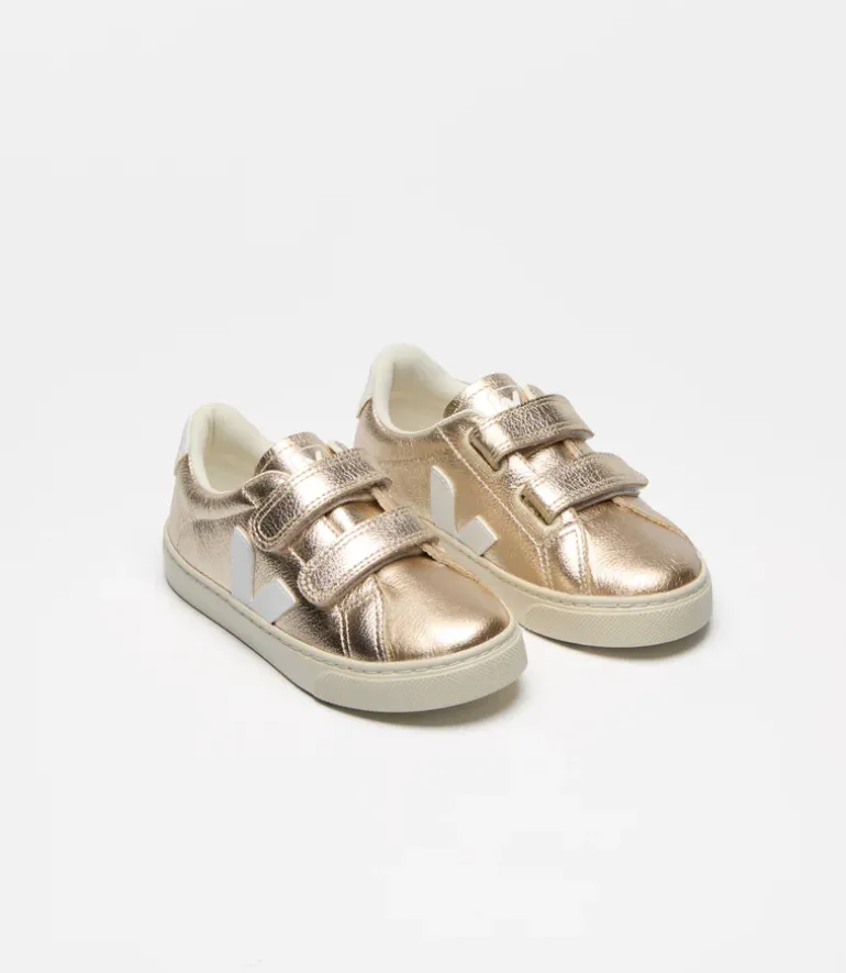 Veja Kids Trainers | Small Esplar Platine | Gold