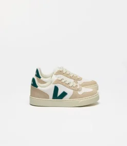 Veja Kids Trainers | V-10 Lace | Brittany Almond