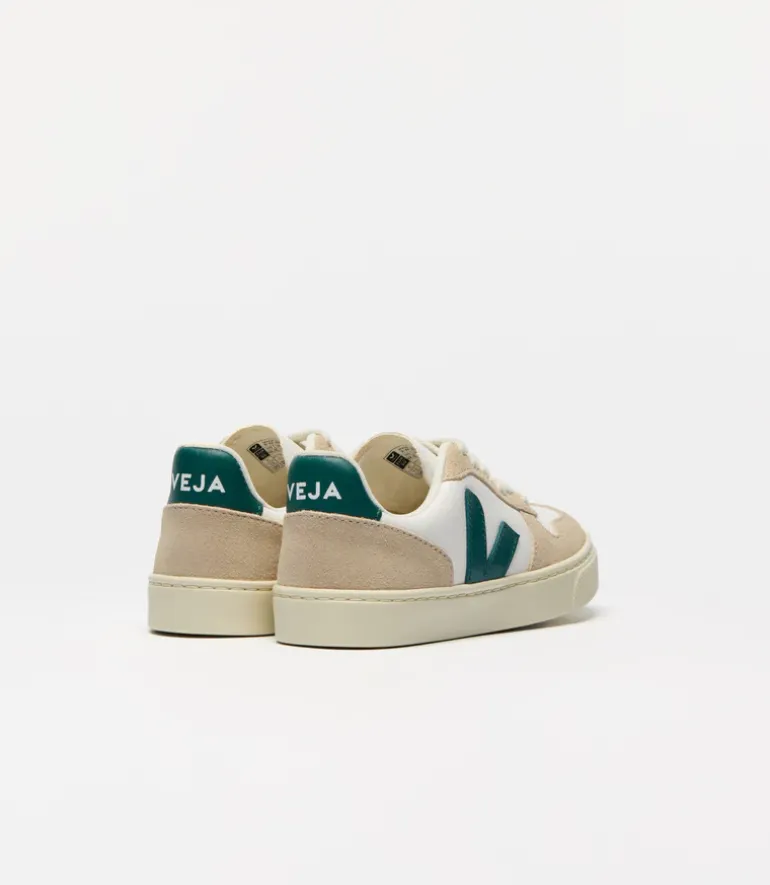 Veja Kids Trainers | V-10 Lace | Brittany Almond
