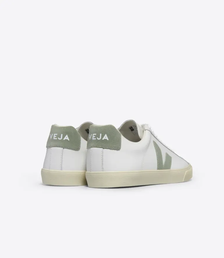 Veja Women’s Trainers | Esplar Logo Leather | Extra-White_Clay