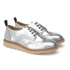 Young Soles Shoes | Brando Brogue | Silver